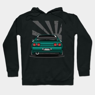 Monster Skyline GT-R R32 (Green Emerald) Hoodie